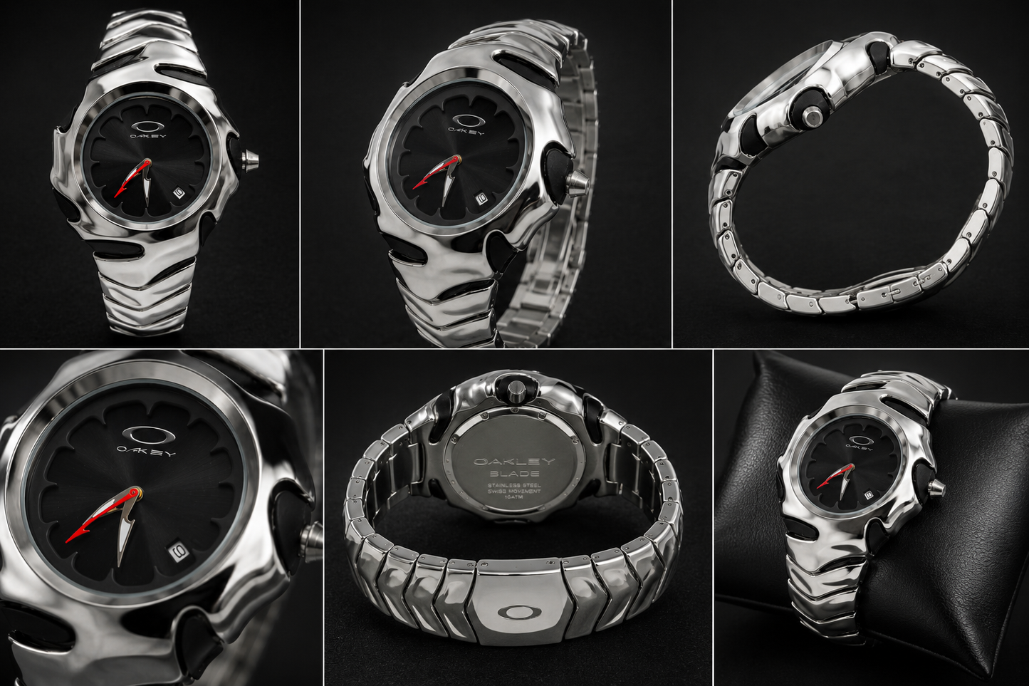 Oakley Blade Futuristic Stainless Steel Watch ✨