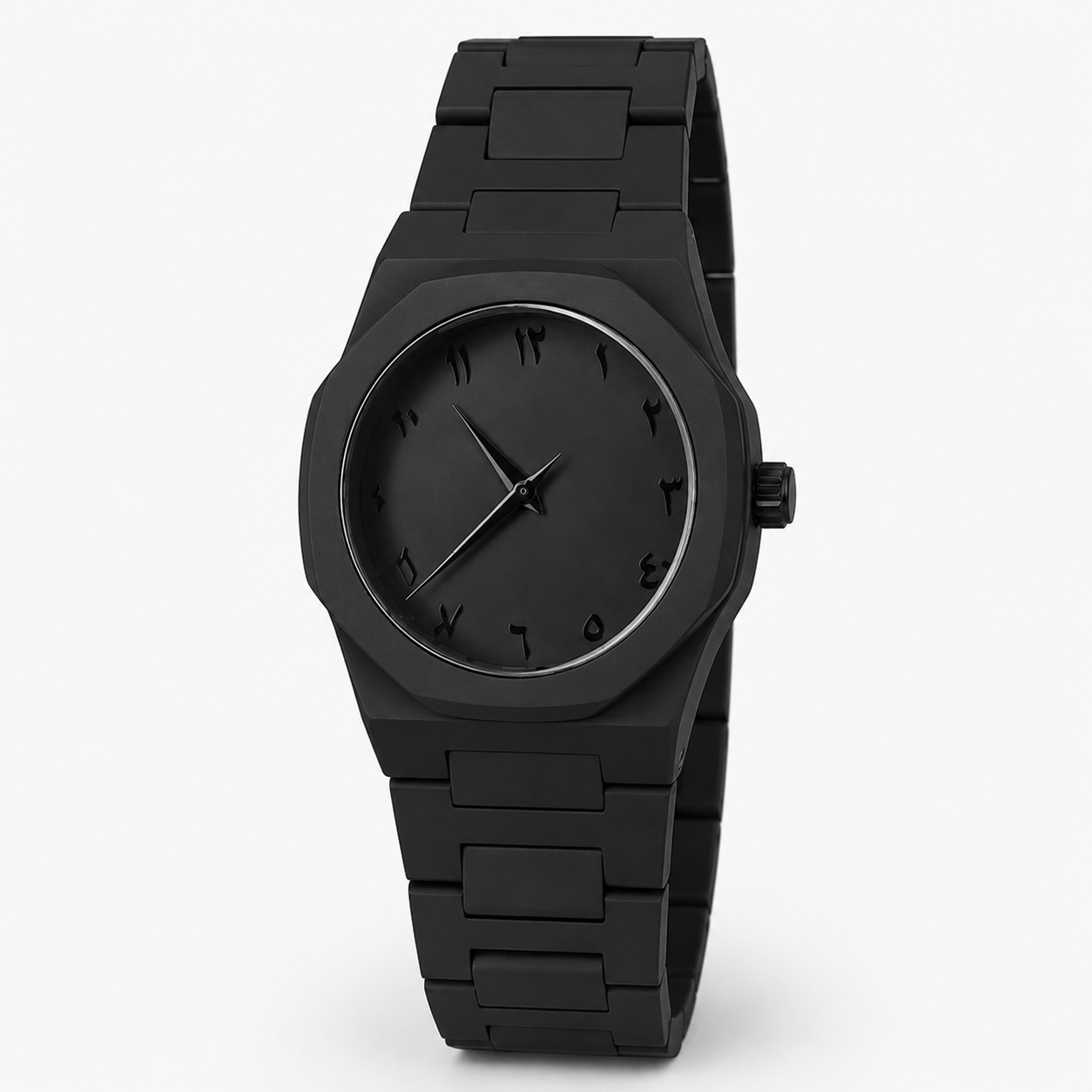 BLACK AURA – Premium Matte Black Analog Watch for Men ♠️