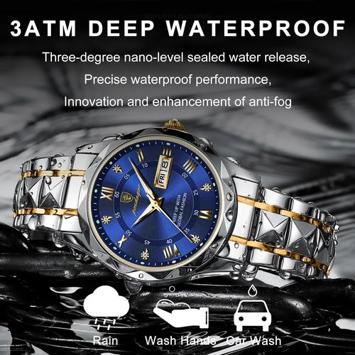 Poedagar luxury Men Watches Business top brand man watches wrist watch waterproof luminous date week Quartz mens watch high Quality Box
