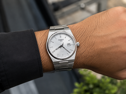 Tissot PRX Silver Dial Stainless Steel Men's Luxury Watch | Premium Quartz Wrist Watch