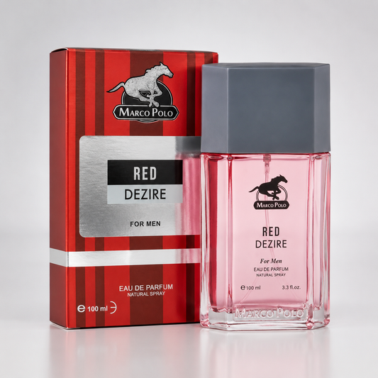 Marco Polo Red Dezire For Men Eau De Parfum 100ml | Long Lasting Premium Fragrance ❤️