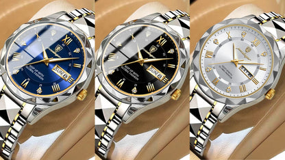Poedagar luxury Men Watches Business top brand man watches wrist watch waterproof luminous date week Quartz mens watch high Quality Box